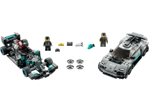 Lego Mercedes-AMG F1 W12 E Performance & Mercedes-AMG Project One 3