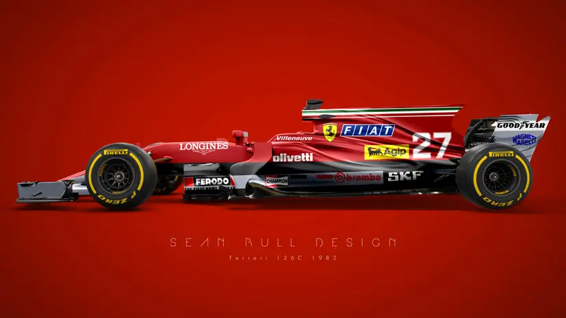 sean bull design Ferrari 126c 1982