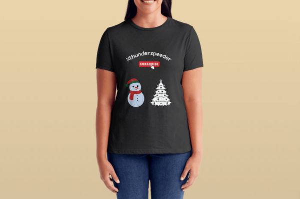 T-shirt Christmas Women - Image 2