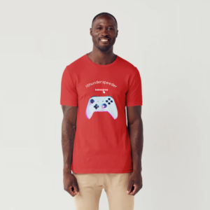 t-shirt red man xthunder