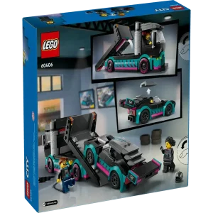 Lego city Race Car and Car Carrier Truck 60406