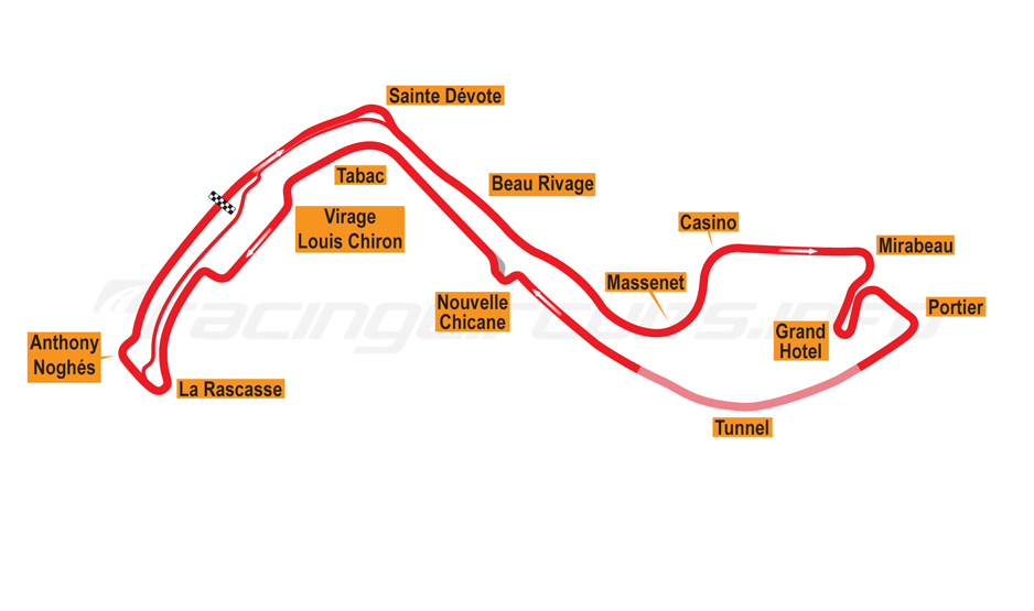 Monaco circuit map