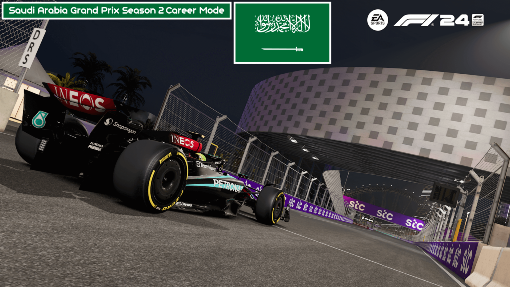 F1 24 Mercedes Saudi Arabia career