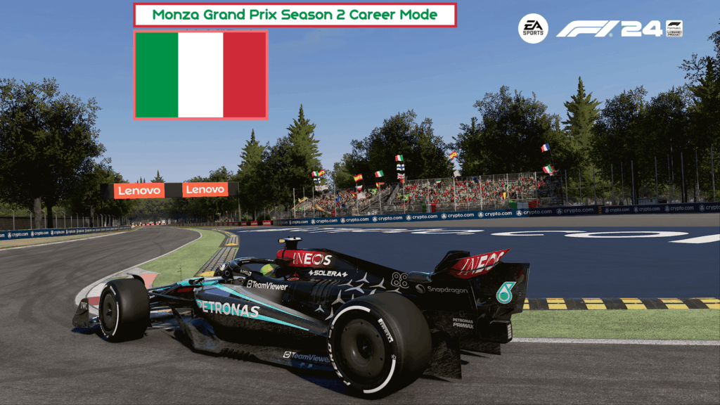 F1 24 Mercedes Monza Career