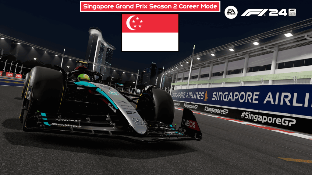 F1 24 Mercedes Singapore Career